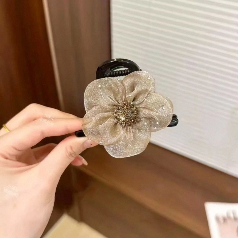 甜美小清新花朵发夹森系高级感刘海侧边夹海边氛围感拍照发饰头饰|undefined