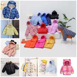 品牌撤柜清货儿童羽绒棉服外套男女童宝宝秋冬衣服货源跨境热销