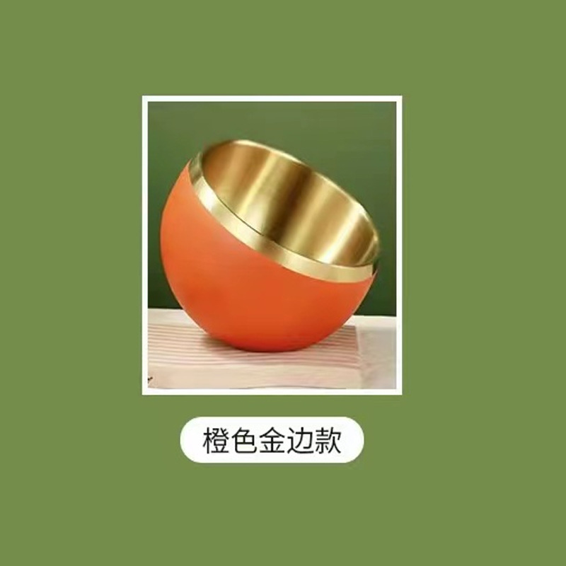 Comercial de acero inoxidable esférico inclinado condimento olla caliente tienda de salsa tazón cubiertos de mesa de lino tazón de salsa al por mayor