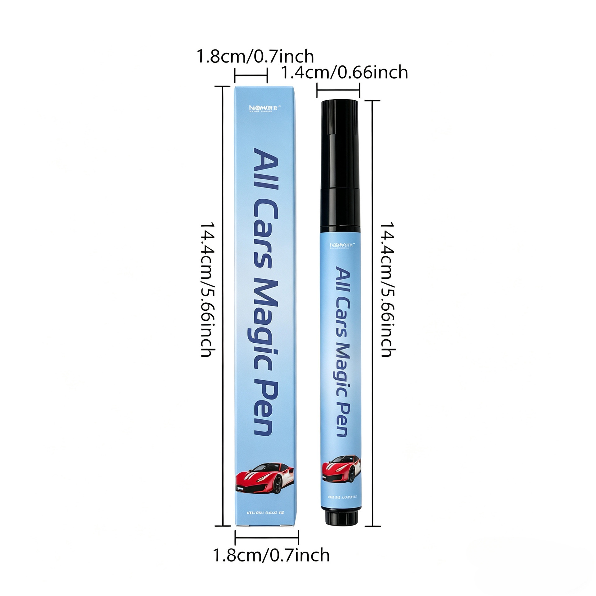 Cross-Border Hot-Selling Product: Universal Car Paint Repair Pen for Scratch Repair, Regardless of Car Model or Color, Quick Repair with No Trace in Just One Application