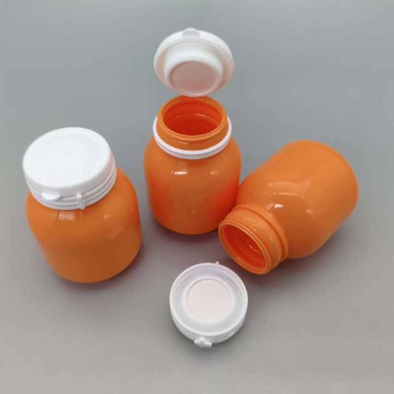 ソースメーカー100ml引き裂き蓋PPカラー電球瓶キャンディー泡コーヒー豆固体錠剤分注瓶|undefined