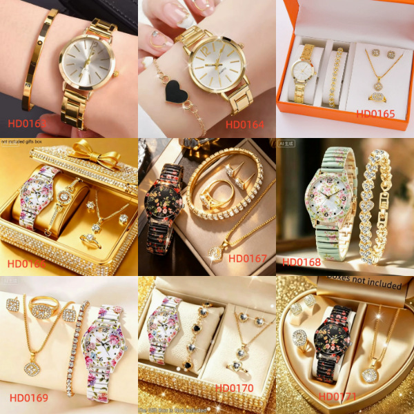 Trendy Best-Selling Roman Numeral Luxury Diamond-Studded Cuban Bracelet with Women's Watch Fashionable Hip-Hop Steel Watch