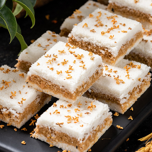 Wuyu Yuan Authentic Osmanthus Cake, Wenzhou Specialty Traditional Handmade Snack, Leisure Snack Food, Nostalgic Pastry, Wholesale