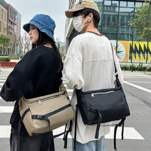 Wholesale bag 2024 leisure new nylon men's and women's shoulder bag multi-purpose large capacity outdoor travel men's and women's fashion bag