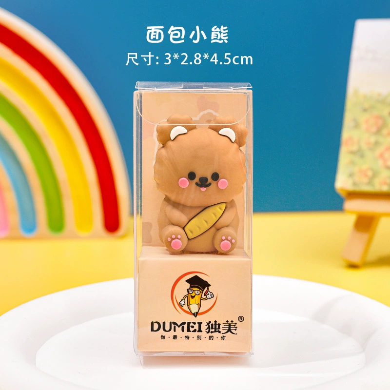 Cartoon doll, high quality silicone sharpener for students