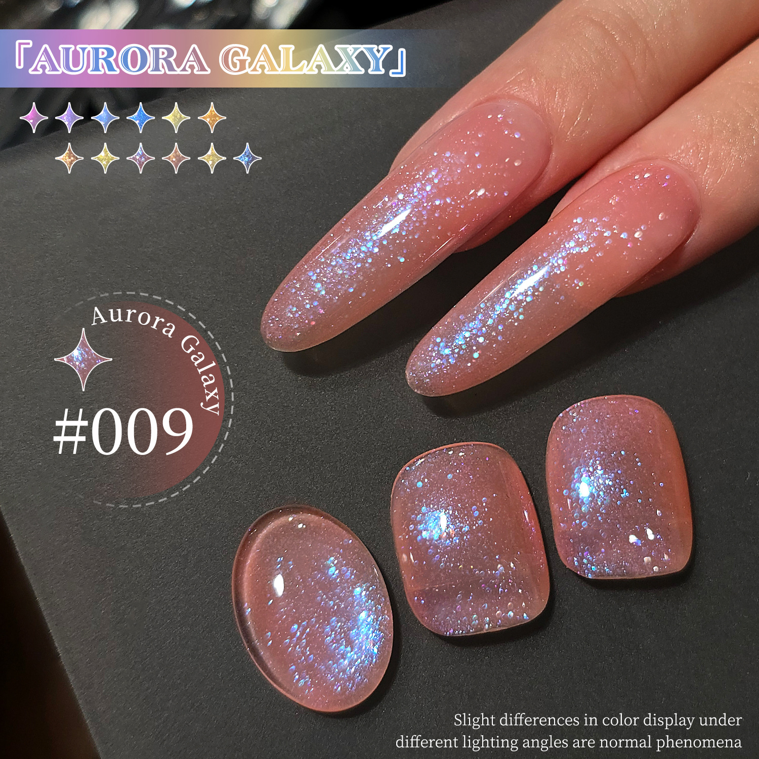 Esmalte de Uñas Gel Aurora Azul Hielo Secado para Salón de Uñas