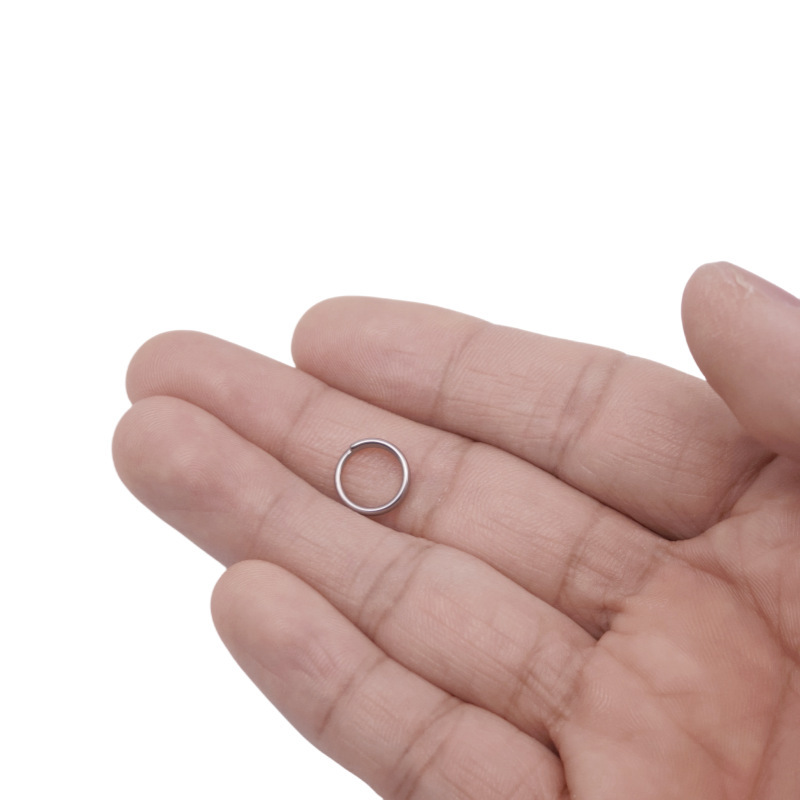 チタン合金キーホルダーキーリング純チタンキーホルダーメーカー卸売り10-35mm多目的錆びないリング|undefined