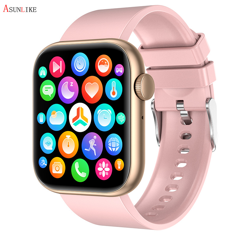 Comercio exterior nuevo QX7 pulsera inteligente 1,85 llamada Bluetooth conexión directa con un solo clic medición de oxígeno en sangre real temperatura corporal reloj deportivo