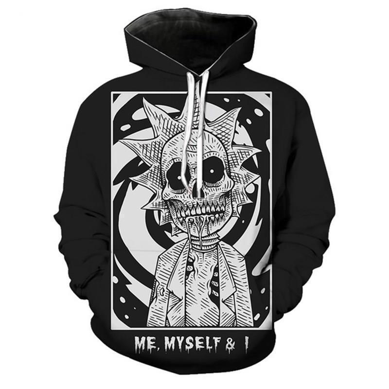 2022 Cross-Border Foreign Trade Rick and Morty Printed Hooded Men's Sweatshirt Hoodies 2022 Cross-Border Foreign Trade Rick and Morty Printed Hooded Men's Sweatshirt Hoodies