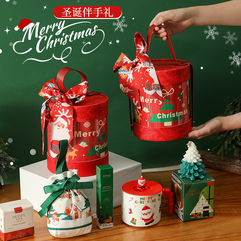 创意新款圣诞节礼物送女朋友闺蜜伴手礼企业商务送员工实用苹果盒