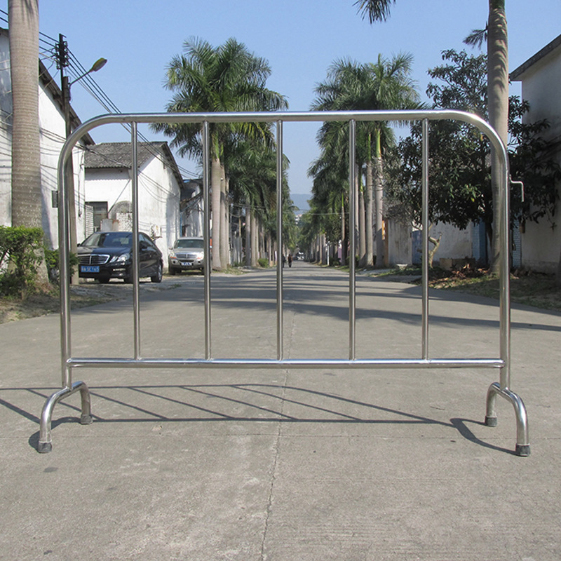 顺路科技1.5米不锈钢铁马  不锈钢围栏  安全铁马  201不锈钢铁马