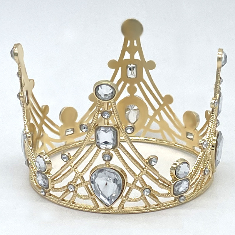 Fábrica directa transfronteriza corona de cabeza de cumpleaños torta de decoración ramo de flores decoración de novia corona de cabeza reina vestido de cumpleaños