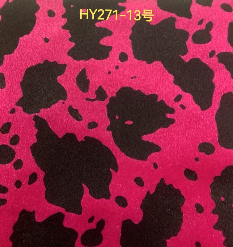 メーカー卸売 HY271 2 色の牛柄ヒョウ柄模造馬の毛靴、ブーツ、バッグ、ハンドバッグに適しています馬の毛の表面|undefined
