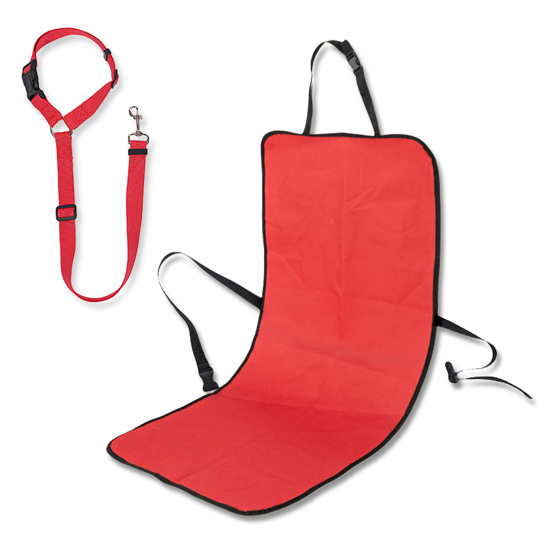 빨간색 방석 + 안전벨트