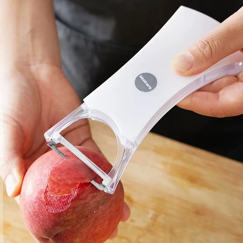 日本製フルーツピーラー家庭用キッチンおろし金多機能野菜ジャガイモ皮むきナイフアップルピールスクレーパー|undefined