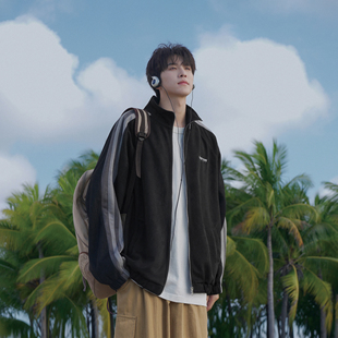 Trendy Men's Jacket for Spring and Autumn, Loose Casual Sports Jacket for Men