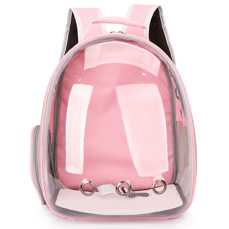 Handheld space backpack, transparent dome design, portable 0.98 kg