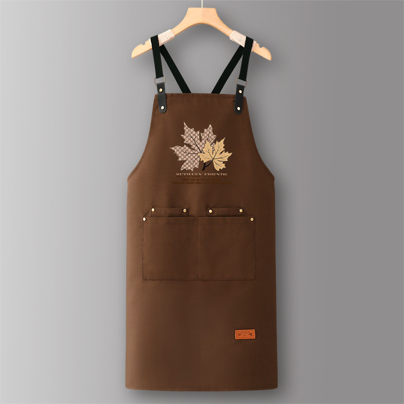 브라운 SJ617T56 리프 크로스 스트랩 캔버스