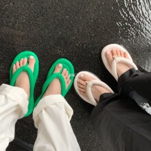 防滑居家露趾日本纯色人字拖女夏季沙滩鞋高级GP夹脚凉拖鞋感外穿