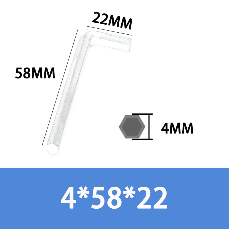 4 galvanized and hardened (long 58*short 22)