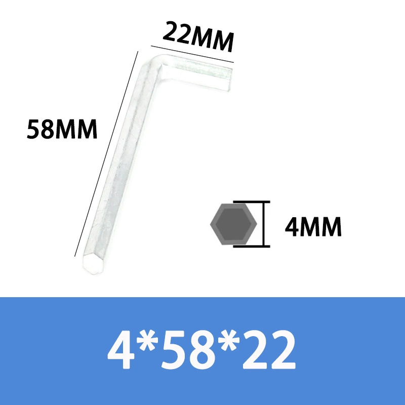 L -shaped disposable panel hand tools hexagonal screwdriver knife galvanized hexagonal hexagonal hexagon wrench