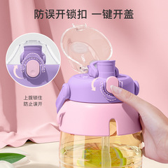 Summer popular high-quality appearance large capacity PP SU big belly cup heat-resistant children's plastic water cup anti-fall wholesale