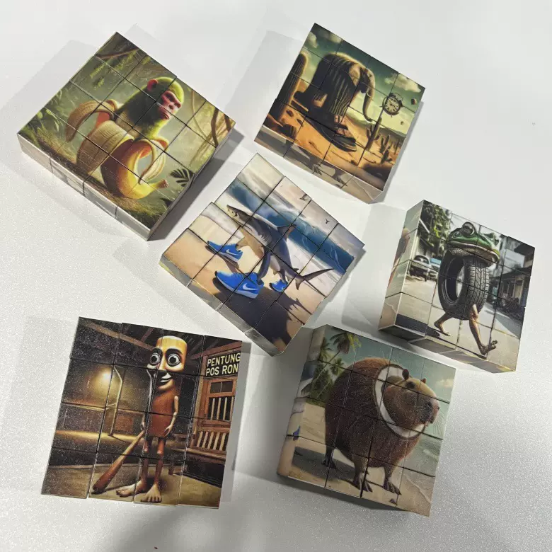 山海经磁力方块积木拼接磁吸益智玩具拼装木棍人摆件跨境tiktok