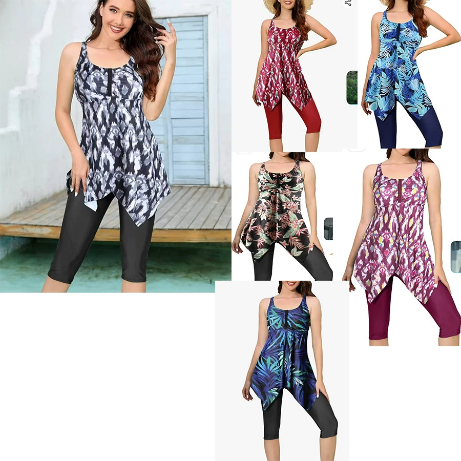 2025 новый купальник с принтом купальник праздник из двух частей