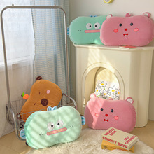 新款绒绒款猫肚枕记忆枕枕头枕芯-卡通玩偶学生午睡趴趴枕