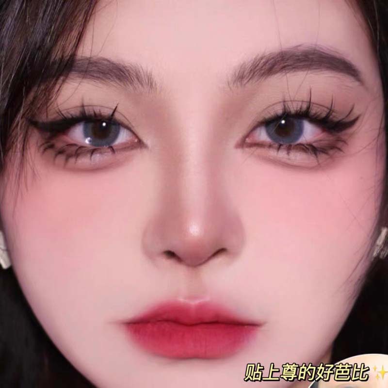 蜜小盒透明极细水晶鱼线梗假睫毛小恶魔单簇分段式自然新手女平价