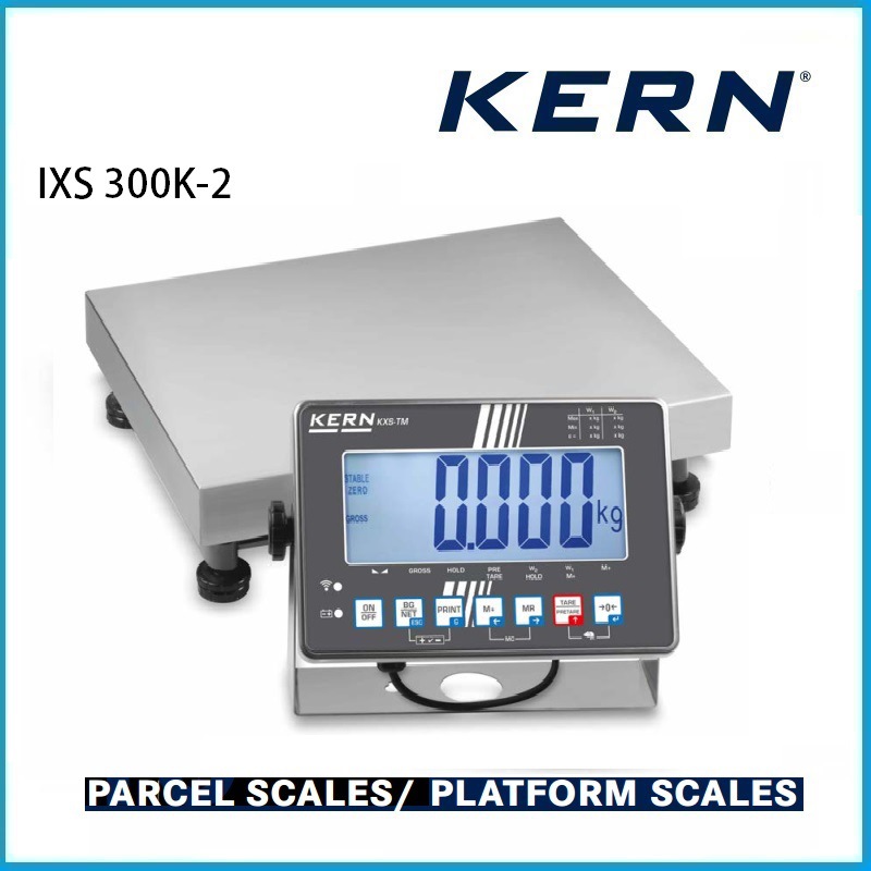 300kg 平台秤 带有IP68不锈钢显示装置 IXS 300K-2 KERN品牌
