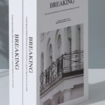 Декоративная складная поддельная книга, проп Nordic imitation, современный английский стиль, 27×17×4 см