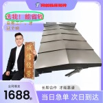 定制数控机床导轨钢板防护罩加工供应机床外防护伸缩不锈钢防护罩