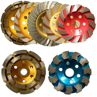 Bowl Grinding Diamond Bowl Grinding Plate Concrete Cement Floor Paint Wall Corner Marble Angle Grinding Machine Grinding Sheet