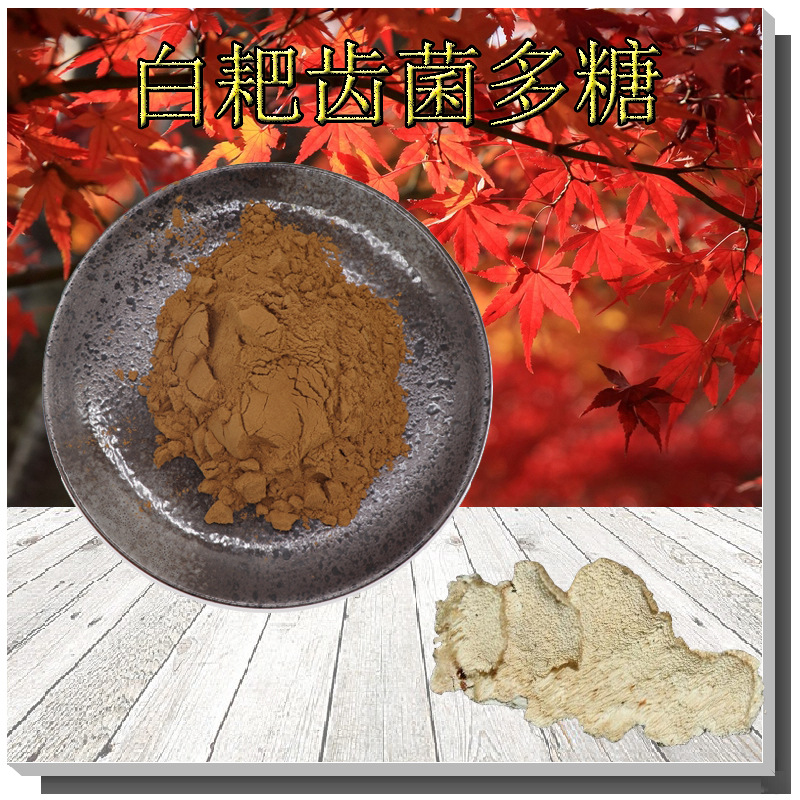 白耙齿菌多糖30%50%可检测含白耙齿菌多糖无中间商白耙齿菌提取物