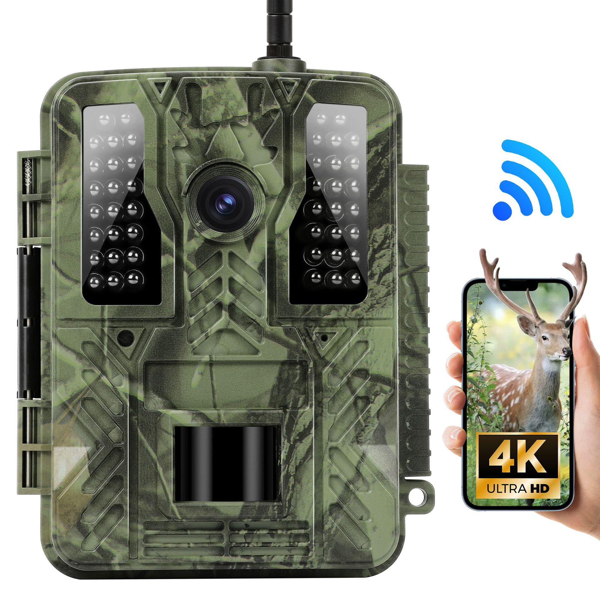 2022最新电商户外打猎监控相机4K高清WIFI狩猎红外相机源头工厂