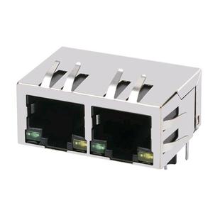 厂家直销 7499021125 百兆1X2口以太网RJ45连接器-阿里巴巴
