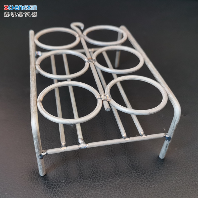 鑫诚信厂家现货供应镍材质六孔灰皿架 四孔坩埚架 挥发分支架现货