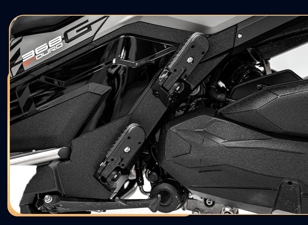 Suitable for 24-26 Zontes 368g Modified Accessories, Thickened Armor Stickers, Body Anti-Scratch Protection Rubber Film