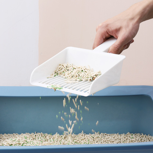 new large size simple cat litter shovel long handle thickened cat poop shovel cat cleaning supplies cat litter shovel