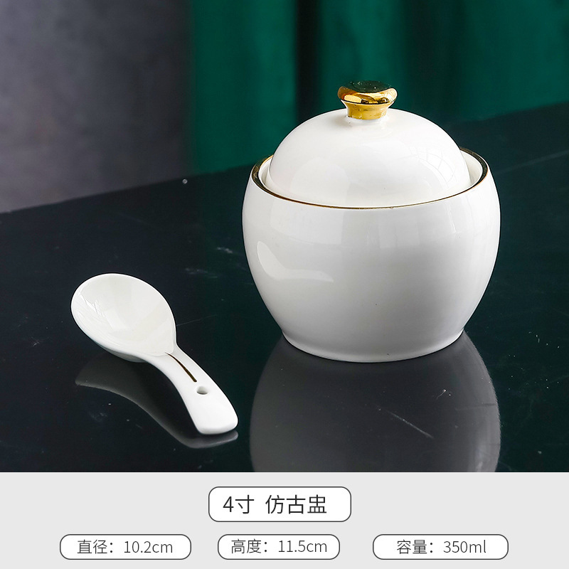 4inch 앤티크 컵(금색 테두리)