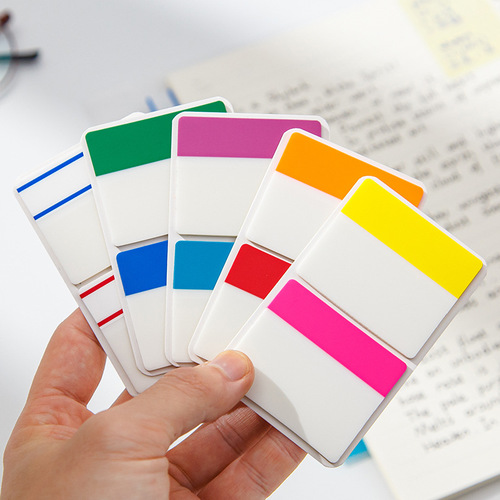 Fluorescent color label stickers textbook index stickers student bookmark stickers mark stickers instruction stickers ins sticky note stickers