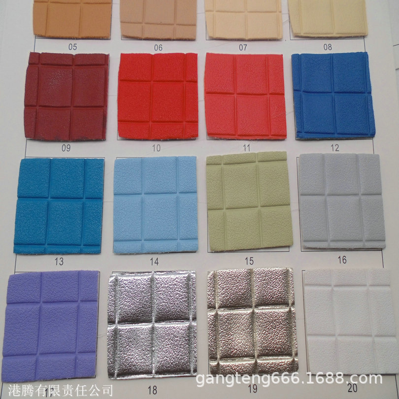 方块皮革 正方形耐磨 砖块立体 马赛克箱包 格子拼接皮革 编织网