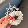 Children's tiara for princess, hair rope from pearl