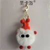 6cm-2 white [light gold hardware] [35# lobster buckle + 30# flat circle + 4 sections o chain]