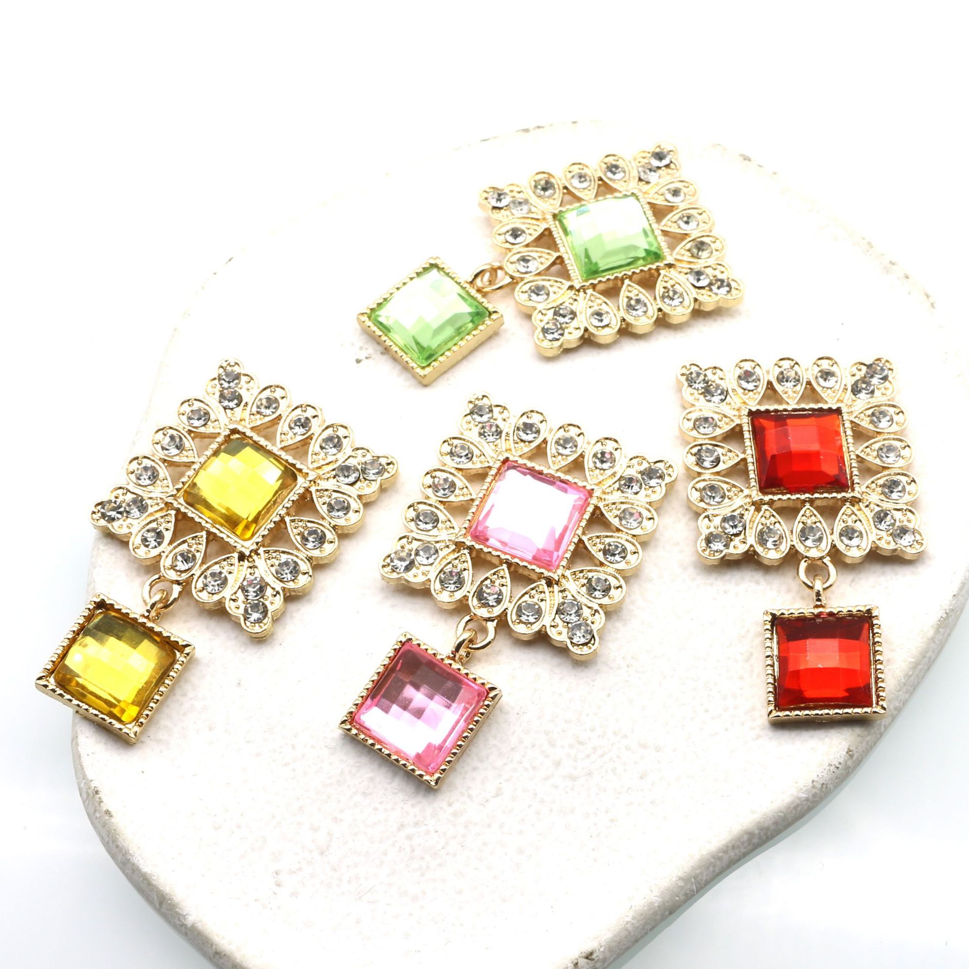 Summer fashionable square retro hair accessory