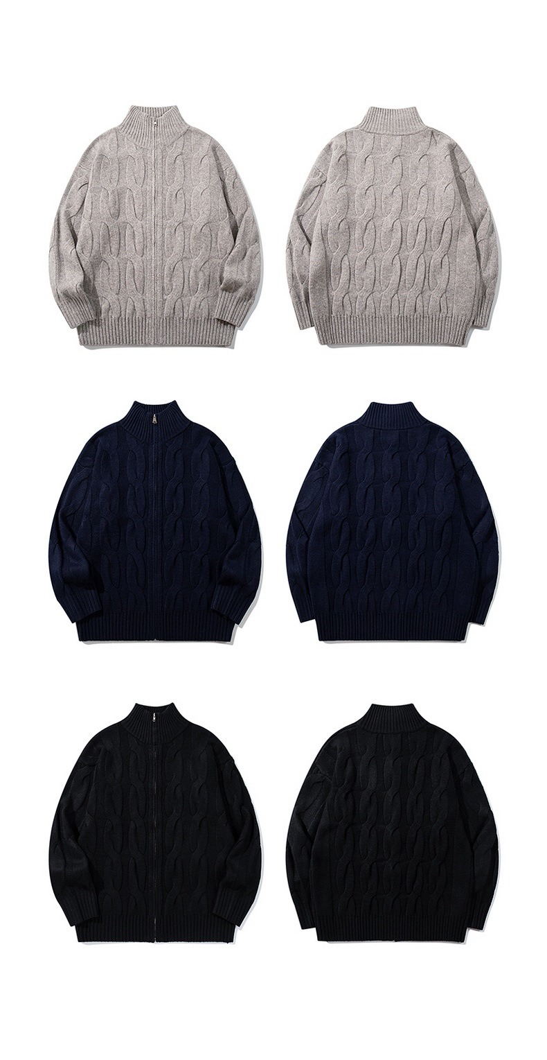 Inflation Jacquard Knit Jacket