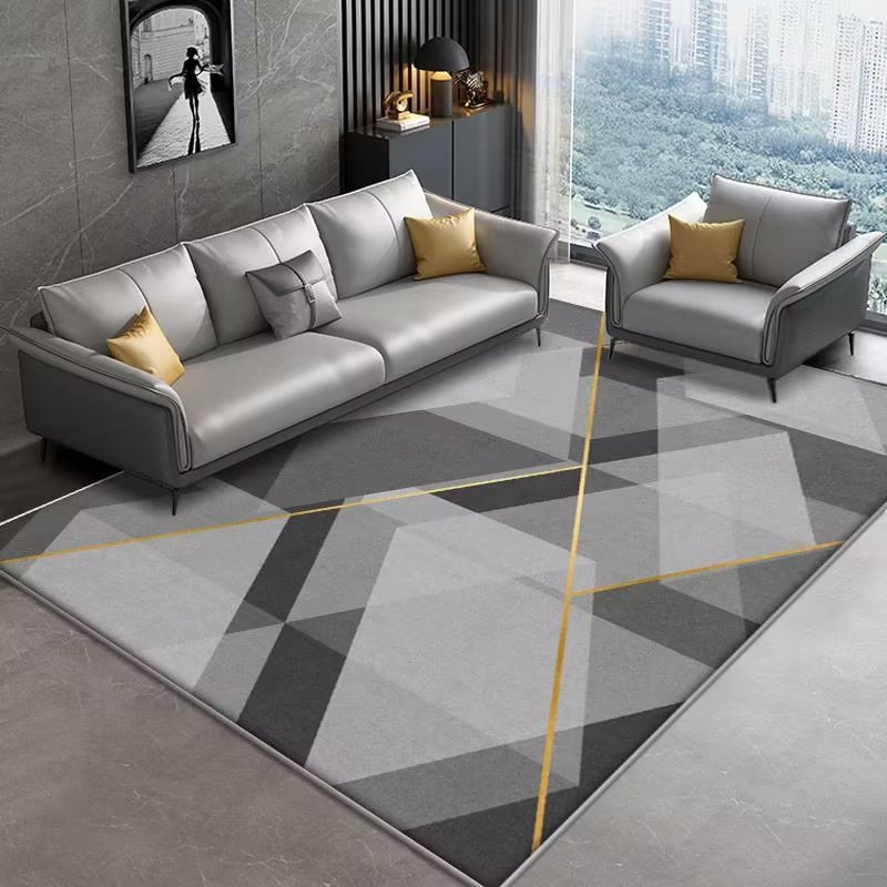 Italiano minimalista cristal terciopelo ins estilo sala de estar alfombra absorbente dormitorio cama manta sala de estar baño piso mat