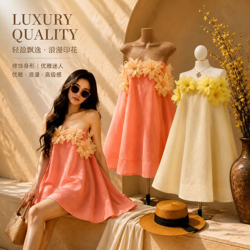Designed Floral Off-Shoulder Halter Top for Women, New Summer Style, Stunning and Elegant Ruffled Blouse with Off-Shoulder Ruffles