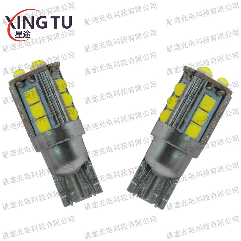 Автомобильный светодиодный светильник T10 3030 15SMD W5W подсвеченный маленький светильник для чтения в багажнике внутренний свет